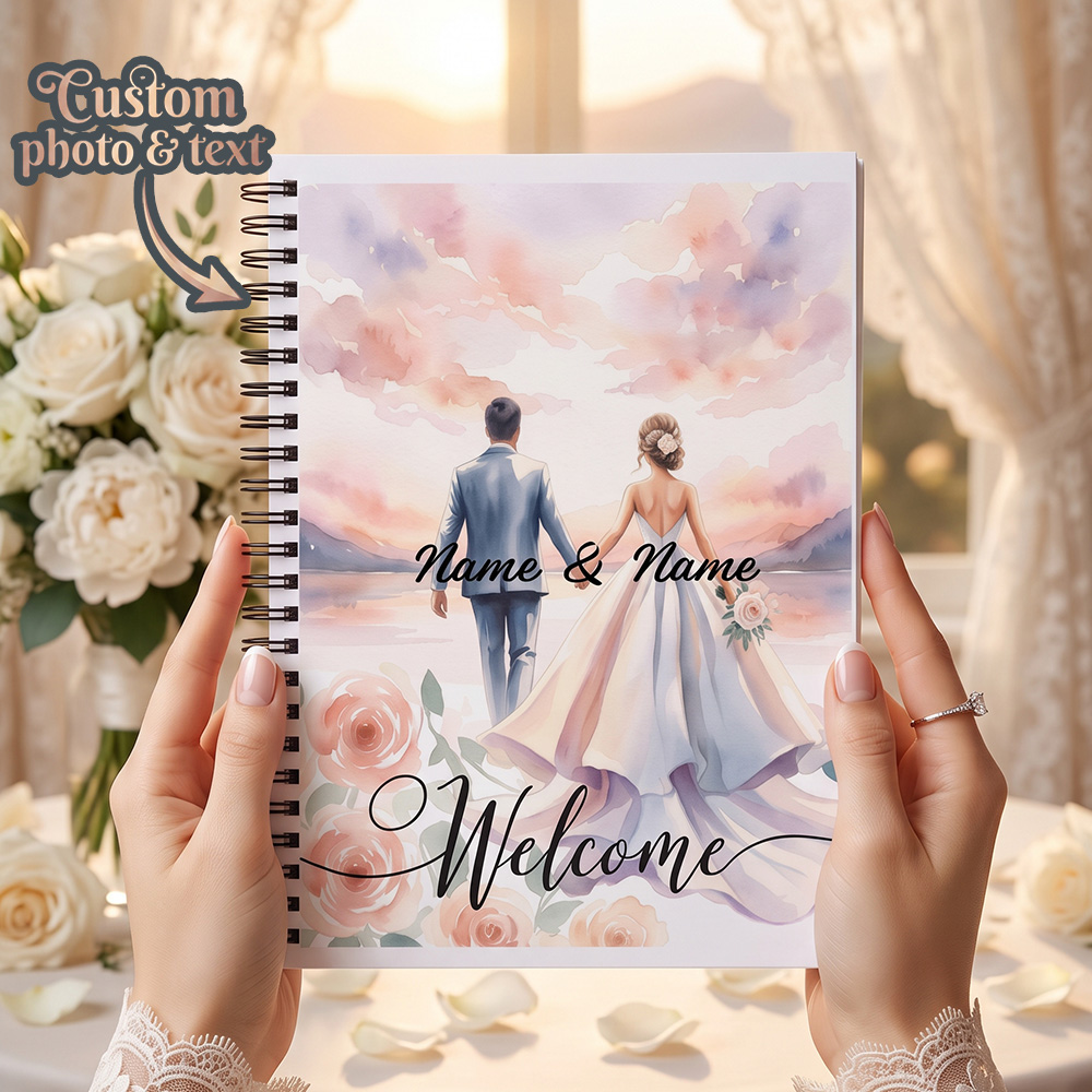 Custom Photo Book - Libro de firmas para invitados de
