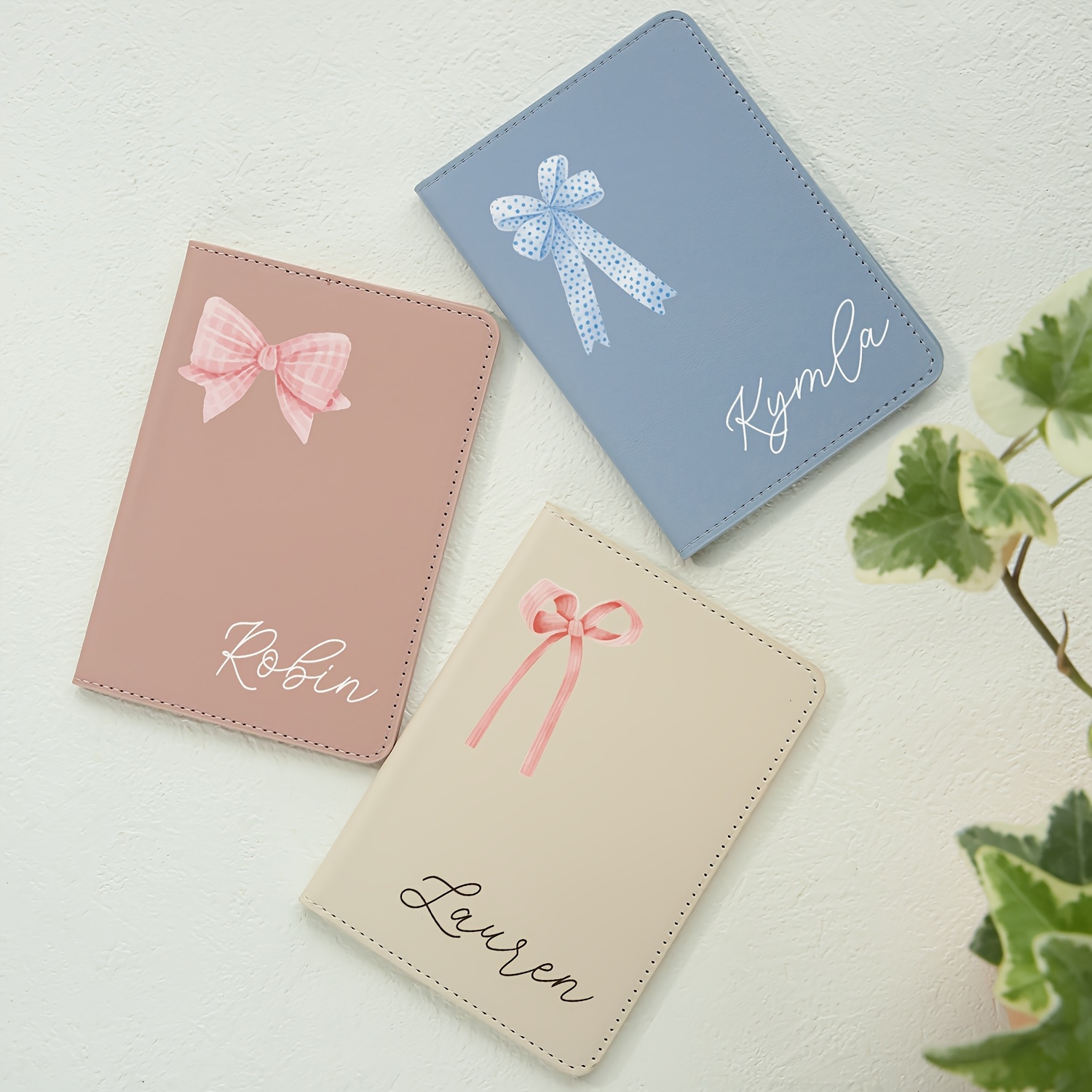 Personalized Name Box - 1 funda personalizada para pasaporte con