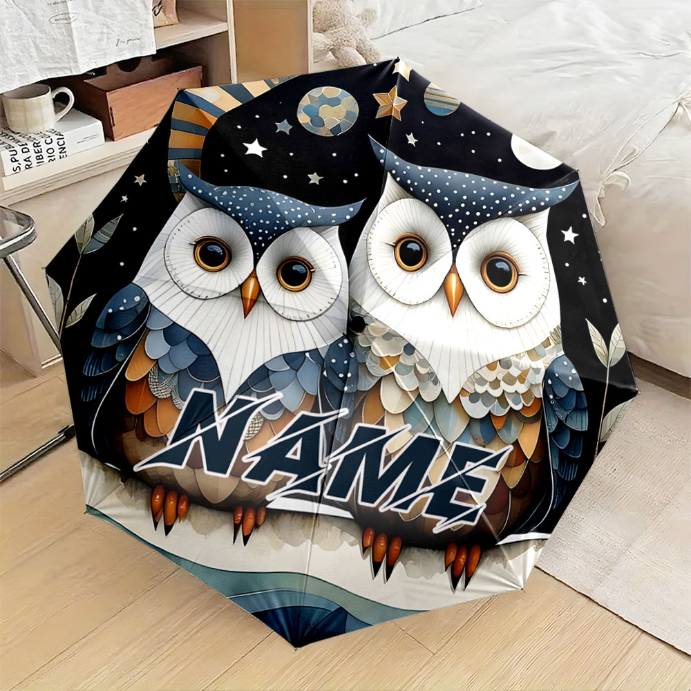 Custom Night Sky - Paraguas con Nombre Personalizado, 
