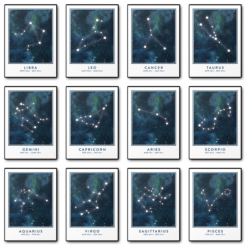 Custom Star Map - Cartel de estrella de astrología, constelación,