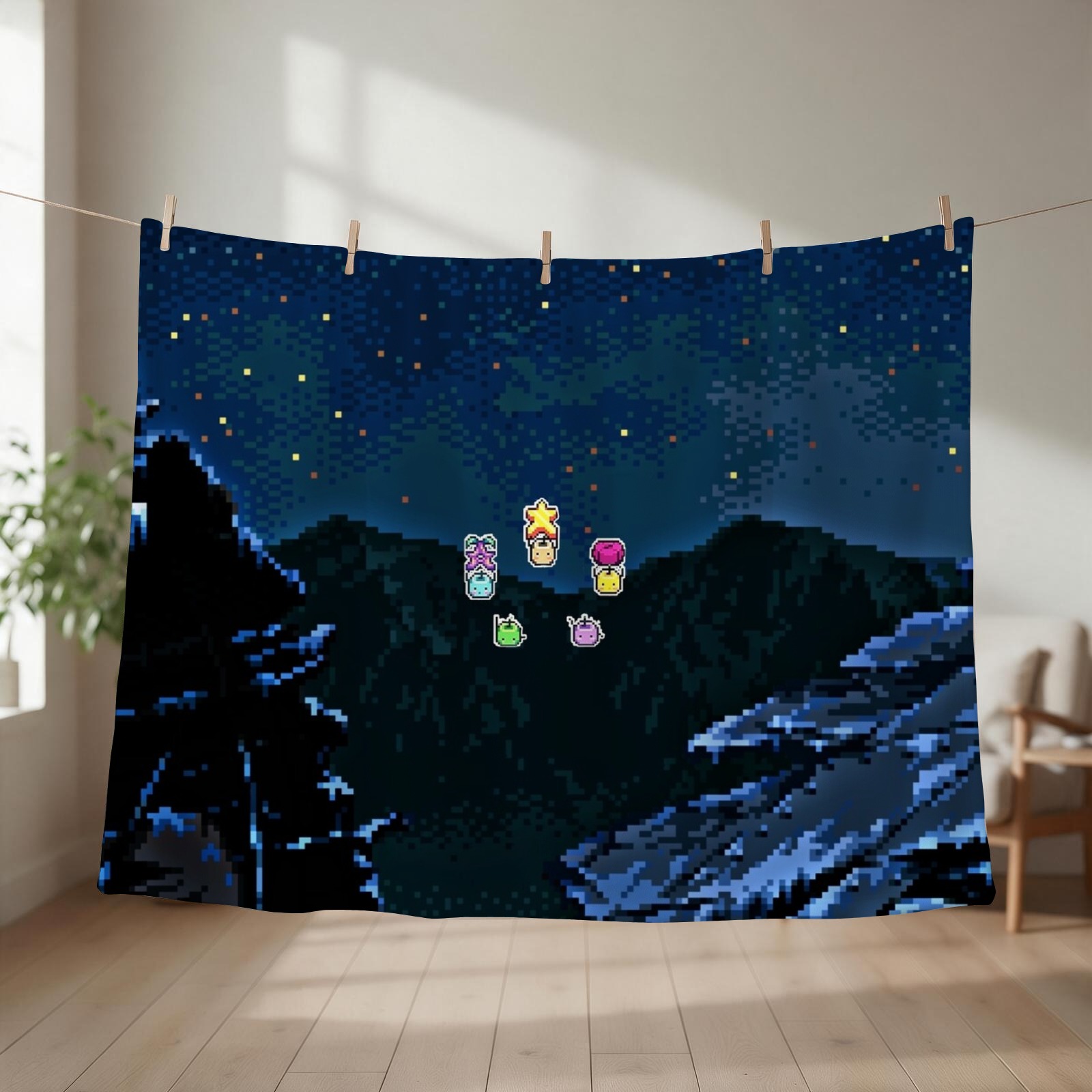 Custom Night Sky - Manta decorativa con motivos de cielo