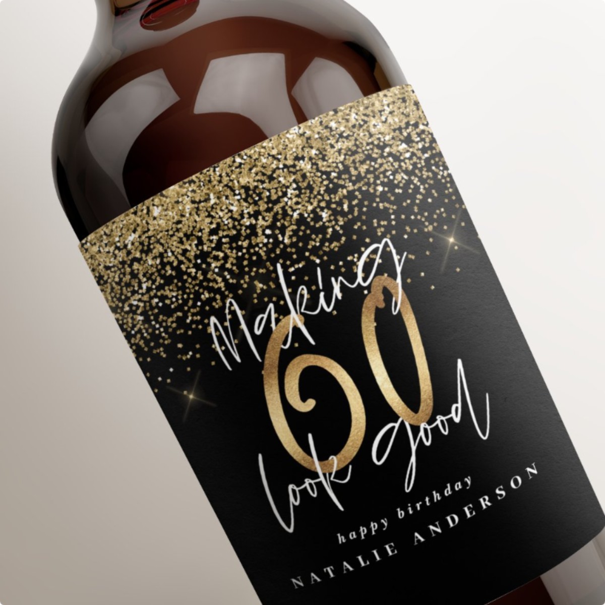 30 Uds. Etiquetas para botella - Personalized Name Box reseña y precio