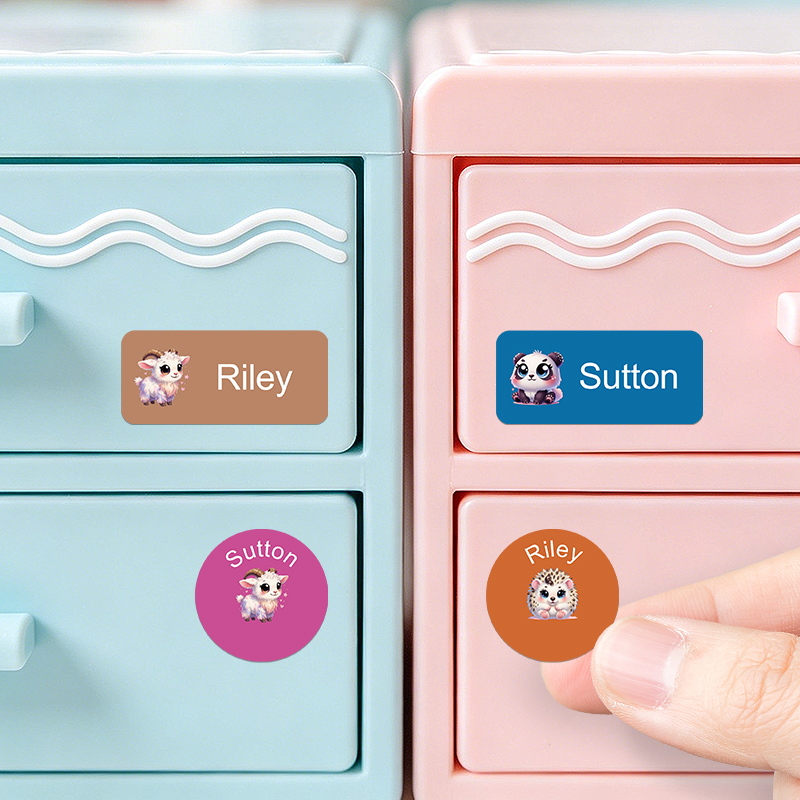 Etiquetas personalizadas con n - Personalized Name Box reseña y precio