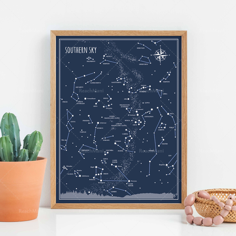 Impresiones de Astrónomos Gran - Custom Star Map reseña y precio
