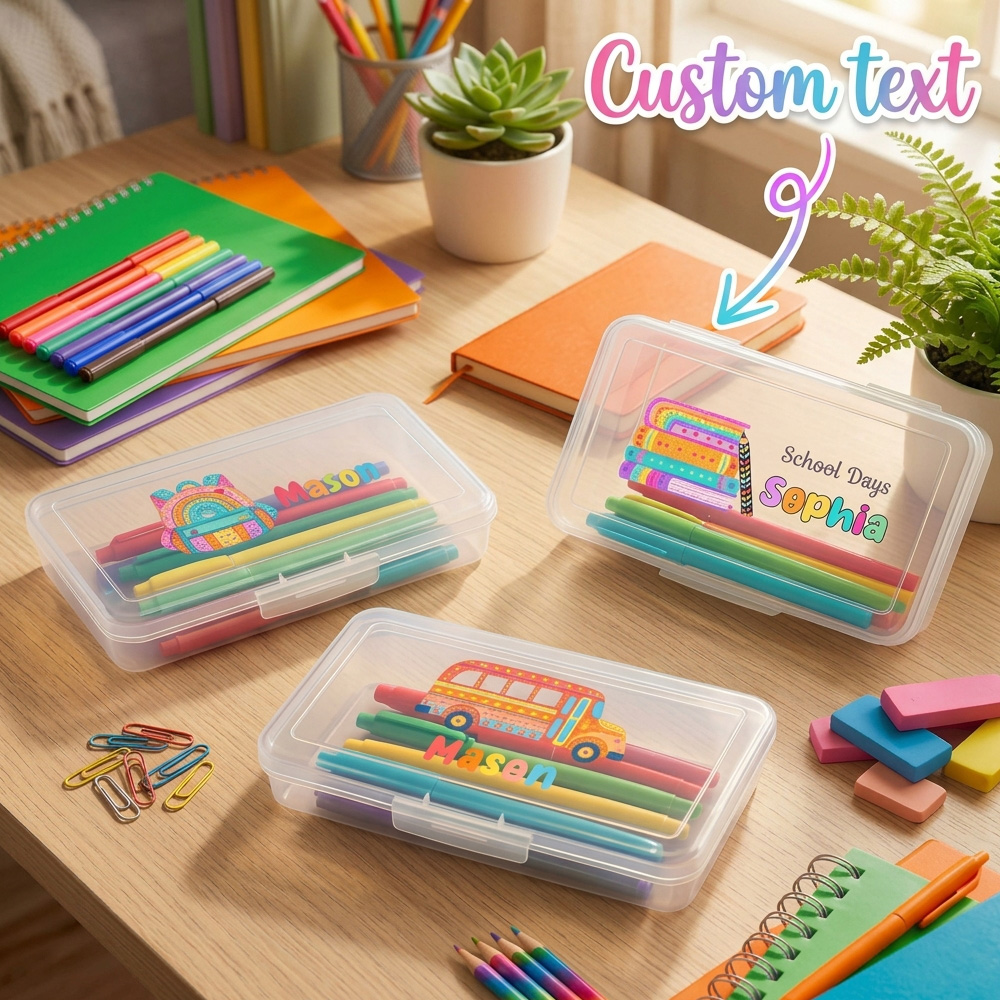 Estuche para lápices personali - Personalized Name Box reseña y precio