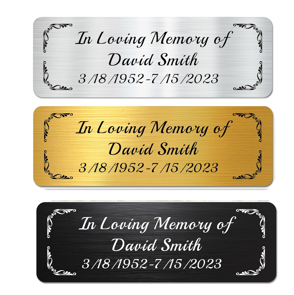 Placa con nombre grabado y per - Personalized Name Box reseña y precio
