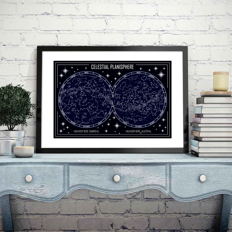 Mapa del planisferio Celestial - Custom Star Map reseña y precio